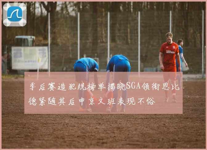 季后赛造犯规榜单揭晓SGA领衔恩比德紧随其后申京文班表现不俗